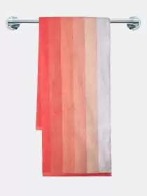 Men Striped Cotton Bath Towel