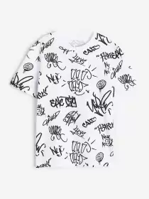 Boys Printed Cotton T-shirt