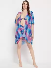 Printed Cover Up Dress