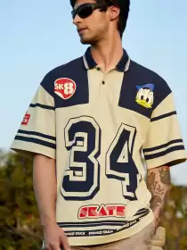 Polo Collar Oversized T-shirt