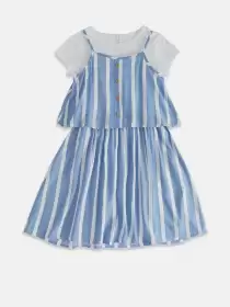 Girls Dress With T-shirt
