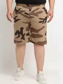 Men Camouflage Printed Shorts