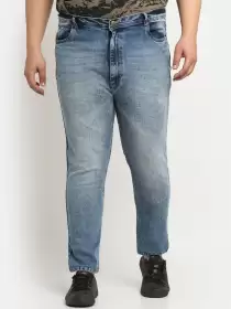 Men Plus Size Cotton Jeans