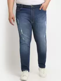 Men Plus Size Cotton Jeans