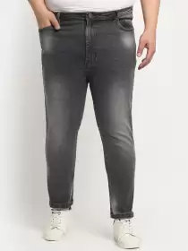 Men Plus Size Cotton Jeans