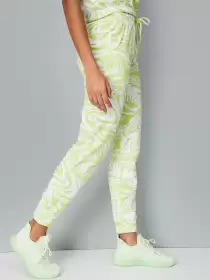 Women Printed Pure Cotton Joggers