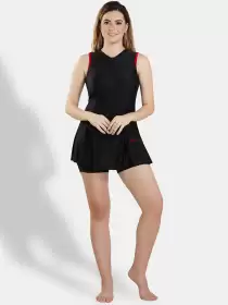 Turtle Neck Swimming Dress