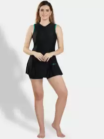 Turtle Neck Swimming Dress
