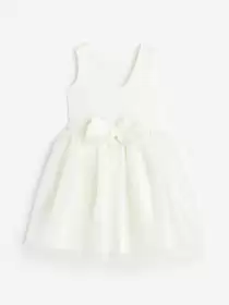 Girls Flared-Skirt Dress