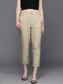 Women Chinos Cropped Trousers