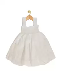 Girls Cotton Fit & Flare Dress