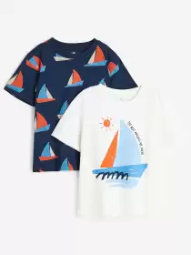 Boys 2-Pack Printed T-Shirts