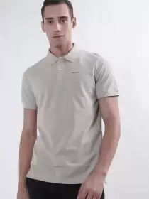 Polo Collar Cotton T-shirt