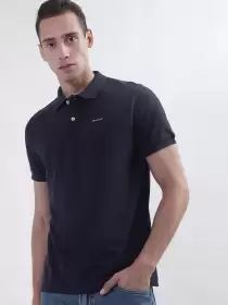 Polo Collar Cotton T-shirt