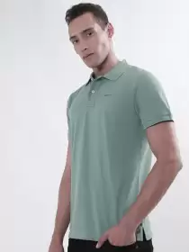 Polo Collar Cotton T-shirt