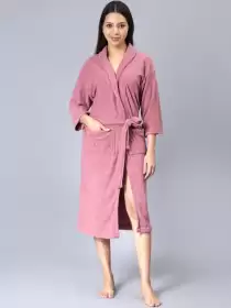 Women Double Side Bath Robe
