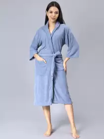 Women Double Side Bath Robe