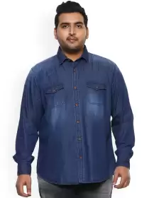Plus Size Men Regular Fit Casual Shirt - image 3