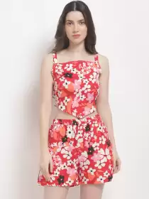 Women Printed Swim Set