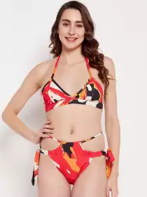 Women Printed Swim Bikini Set