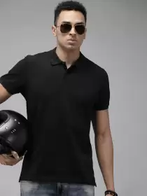 Men Polo Collar T-shirt
