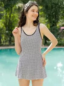 Printed Swimming Dress