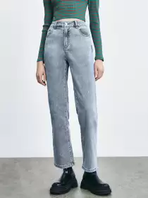 Women Wide Leg High-Rise Jeans