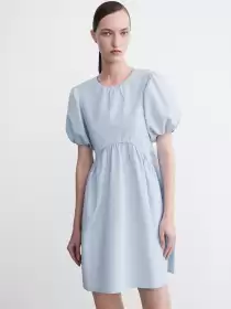 Textured A-Line Dress