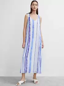 Chiffon Styled Back Midi Dress