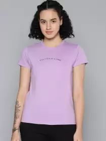 Women Typography Printed T-shirt