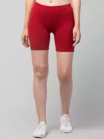 Women Skinny Fit Sports Shorts