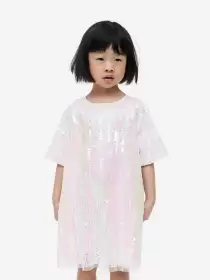 Girls Sequined Dress