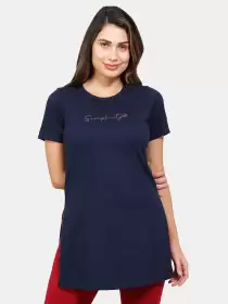 Longline Cotton Sports T-shirt