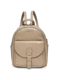 Women Textured Small Backpack