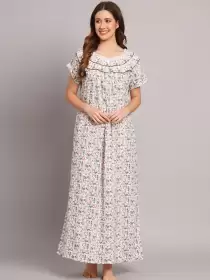 Printed Pure Cotton Nightdress