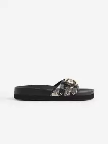 Women Studded Sliders