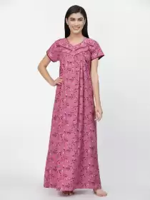 Printed Pure Cotton Nightdress - image 2