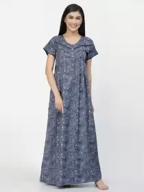Printed Pure Cotton Nightdress