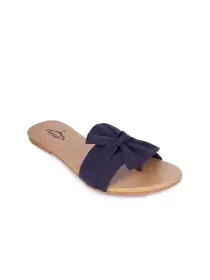 Women Open Toe Slip On Flats