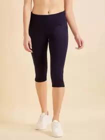 Women Mid-Rise Sports Capris