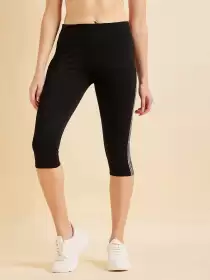 Women Mid-Rise Sports Capris