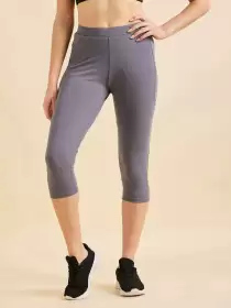 Women Mid-Rise Sports Capris