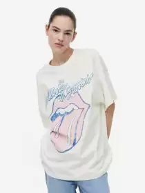 Women Long Printed T-Shirt