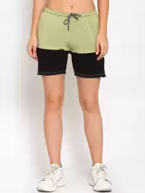 Women Colourblocked Shorts