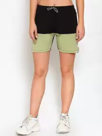 Women Colourblocked Shorts
