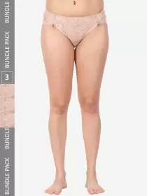 Women Pack Of 3 Bikini Briefs