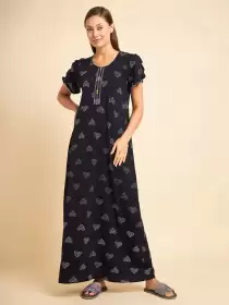 Printed Pure Cotton Nightdress