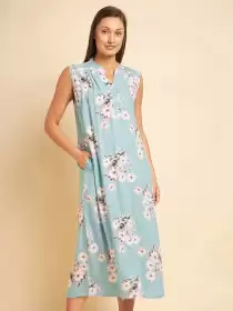 Floral Printed Nightdress