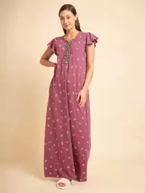 Pure Cotton Maxi Nightdress