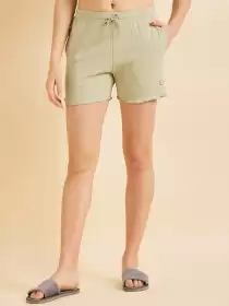 Women Mid-Rise Lounge Shorts